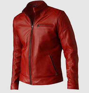 Veste pour homme Vestes en peau d'agneau de haute qualité personnalisées Vente en gros Broderie personnalisée Patchwork vestes pour homme - Product Image 4