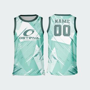 Camiseta de Baloncesto de Talla Grande, Transpirable, de Poliéster de Alta Calidad, con Cuello en V, Tejido de Malla, Impresión Digital, Logotipo Frontal Personalizable, Colores a Elección - Product Image 6