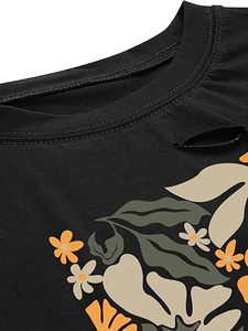 Camisa corta para mujer, Top corto de manga corta con logotipo personalizado para deportes, gimnasio, yoga, moda callejera y tiendas de ropa de estilo de vida - Product Image 3