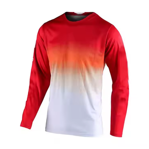MX Motocross Pakistan Made Racing Sportswear Hombres Mangas completas Motocross Jersey Mejor venta a granel Color sólido Motocross Jersey - Product Image 2