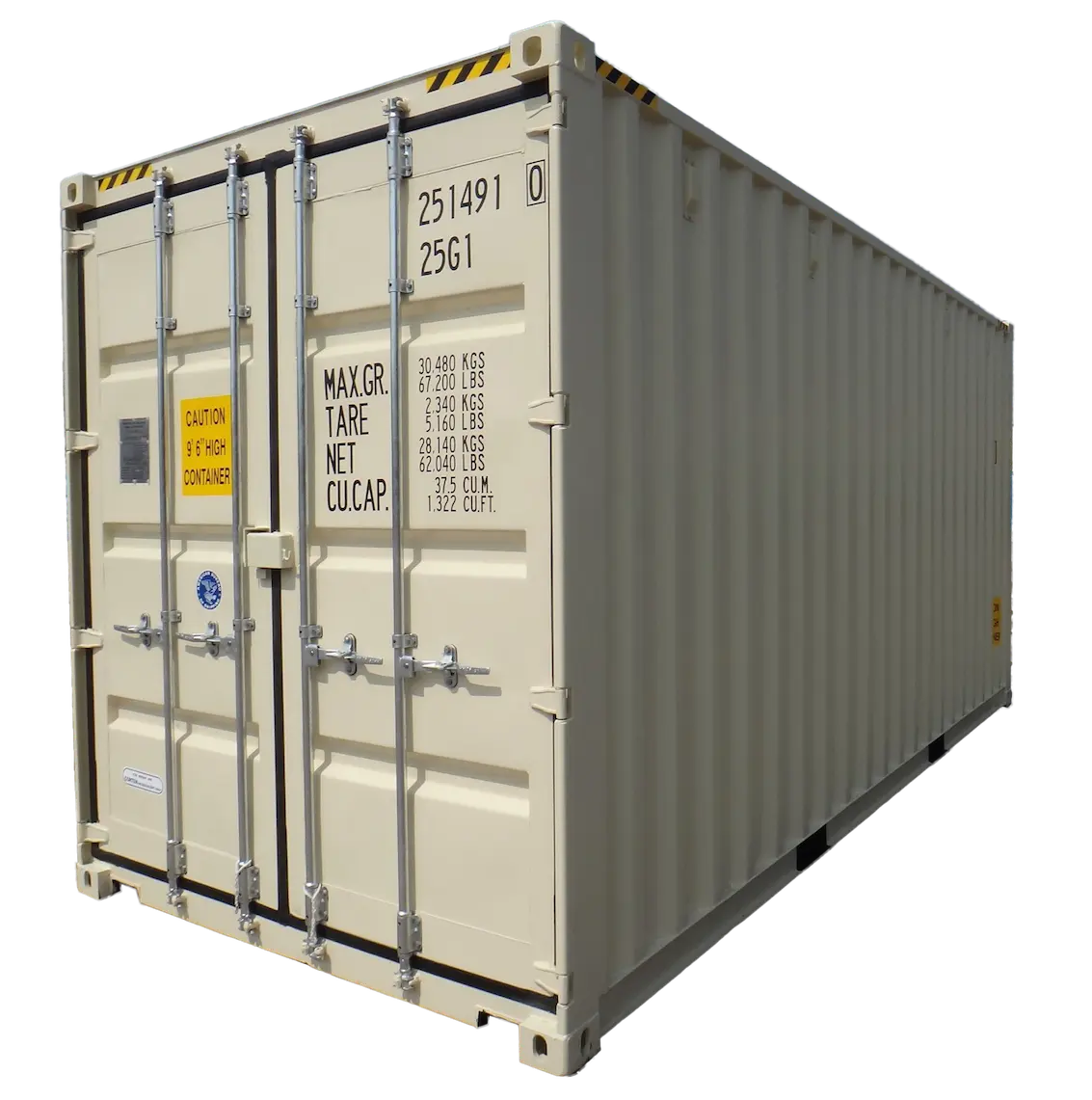 Gebruikte 20ft 40ft Container Lege Verzending Droge Container Te Koop