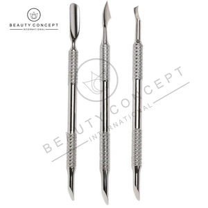 Professional Double-Ended Nail Care Manicure Pedicure Accessory Eco-Friendly Stainless Steel <b>Cuticle</b> Pusher <b>Tool</b> - Product Image 2