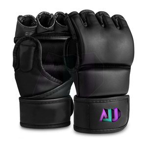 Guantes de Medio Dedo de Cuero de Alta Calidad para Entrenamiento de Boxeo, Diseño Ligero y Transpirable, Ajuste Cómodo, Agarre de Mano Largo - Product Image 2