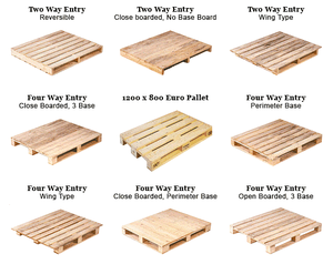 Palette en bois Euro 1200x800mm en pin pour transport industriel, manutention, marquage SPAL EUR - Product Image 6