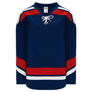 Maillot de hockey sur glace réversible personnalisé avec design et logo sublimés pour hommes, 100 % polyester - Product Image 3