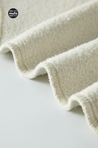 Sudadera de algodón 100% de alta calidad con cuello redondo, patrón sólido bordado, lavado ácido, técnicas lavadas a la piedra, teñido liso para uso en invierno - Product Image 3