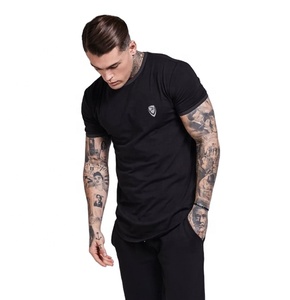 95% coton 5% spandex personnalisé logo privé vêtements d'entraînement vêtements de gym vêtements de fitness plaine blanc hommes t-shirt - Product Image 1