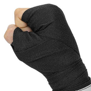 Bandages de main de boxe personnalisés enveloppes de main de boxe Muay Thai enveloppes de main MMA enveloppes de main élastiques de poing enveloppes de main extensibles Standwell - Product Image 2