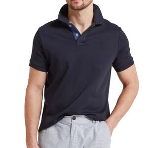Polo en coton 100 % pour hommes, personnalisable (couleur et logo), respirant, nouveau style décontracté à manches courtes – Vente en gros - Product Image 2