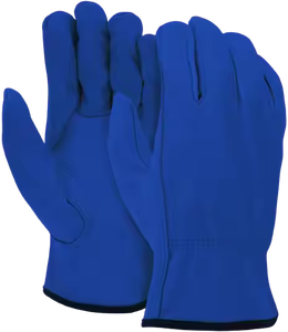 Guantes Industriales de Cuero JNM SAFETY JNM-5252 Antideslizantes de 8 oz de Grosor y 26 cm de Largo con Puño Recto para Jardinería y Conducción - Product Image 4