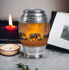 Elephant Adult <b>Urns</b> for Human Ashes for Mom Cremation Adult Ash Women <b>Urn</b> <b>Large</b> Male Adult Custom Size Funeral Supplies <b>Urn</b> - Product Image 5