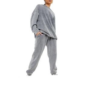 Vente en gros à bas prix de survêtements délavés au soleil délavés à l'acide survêtements de qualité pour hommes et femmes 2026 - Product Image 2