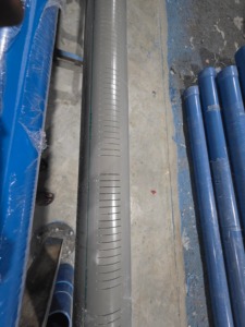 Tuyaux de tubage bleu uPVC durables pour puits d'eau et puits d'eau Fabricant OEM ODM Tube à extrémité plate nervurée et filetée Fournisseur d'exportation - Product Image 5