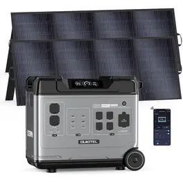 5120Wh Large Capacity <b>Solar</b> <b>Generator</b>,Portable Power Station P5000 Pro With 2X400W <b>Solar</b> Panel, 5x3600W AC Output (6000W Surge), - Product Image 2