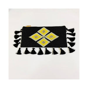 Embrague hecho a mano de estilo Vintage con borlas para mujer, bolso de mano hecho a mano con cuentas de lujo embellecedor Para Boda y fiesta de noche - Product Image 1