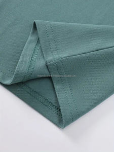 Camiseta de polo de golf para hombre de alta calidad hecha a medida con logotipo de secado rápido con cuello en V polos de algodón blanco, polos para hombre - Product Image 6