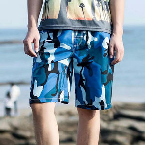 Shorts de bain décontractés personnalisés pour hommes, imprimé camouflage, séchage rapide, pour l'été, la plage et le surf, en tissu Oxford écologique avec logo – Vente en gros - Product Image 6