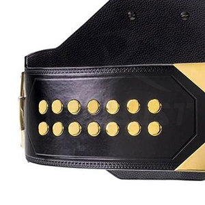 Ceinture de championnat légère en cuir, disponible en stock, pour la lutte, couleurs et tailles personnalisables, OEM, livraison rapide, approvisionnement en gros - Product Image 5