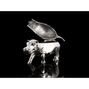Hipopótamo de plata esterlina - Product Image 3