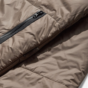 Veste matelassée pour homme 2025 avec col montant et design à capuche avec logo avant pour les activités de plein air en hiver-Confort et style ultimes - Product Image 3