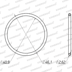 Anillo de Sellado ORCH06 para ORCH06 45RFE, 545RFE; 66RFE; 68RFE VA - Product Image 2