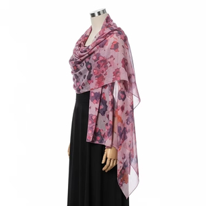 Lightweight Chiffon Shawls for Spring Chiffon Soft Breathable Draping Wrap for Travel Party Daily Wear Fashion Accessory Softair - Product Image 2