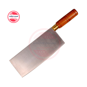 มีความหมายเขียงด้ามจับไม้,มีดสับเนื้อสแตนเลสฉลาดปรับแต่งโลโก้ได้ - Product Image 1