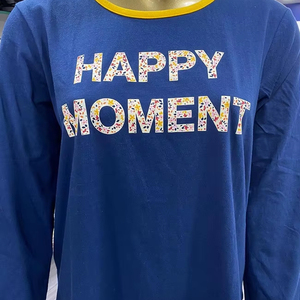 เสื้อยืดผ้าฝ้าย100% สำหรับผู้หญิงสั่งทำลูกปัดเป็นมิตรต่อสิ่งแวดล้อมผลิตจากผู้ผลิตเพชรชั้นนำหลากสีหลายขนาด - Product Image 1