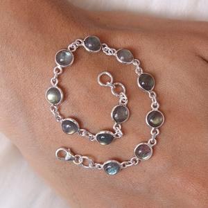 Boho Style 925 Sterling Silver Labradorite Gemstone <b>Bracelet</b> Jewelry Handmade Silver <b>Bracelet</b> Jewelry For <b>Women</b> Wedding Gift For - Product Image 3