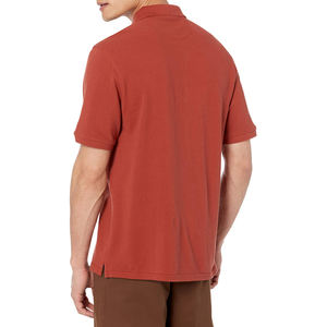 Dernière conception à fort impact pour les polos à faible taux bon matériau tissu tricoté à motif solide anti-rides le plus demandé maintenant - Product Image 3