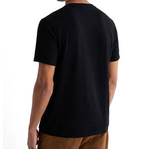 Camiseta personalizada 100% de algodón con bordado para hombre, Polo de manga corta con estampado sólido y logotipo personalizado a la venta - Product Image 3