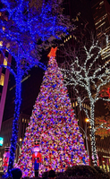 Sapin de Noël artificiel d'extérieur pour le Nouvel An 2023 avec lumières LED personnalisables étanches IP67, longueur de 5m à 40m