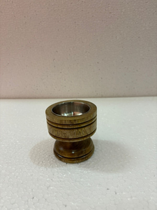 Quemador de Bakhoor de Madera Pulida de Lujo con Cuenco de Latón, Porta Incienso Hecho a Mano por Artesanos Reales, Decoración para el Hogar - Product Image 6
