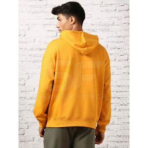OEM Sweat à capuche pour hommes en coton mélangé, tenue décontracté et confortable avec cordon de serrage Sweat à capuche pour hommes - Product Image 4