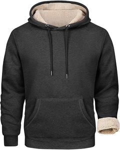 Sweat à capuche écologique pour hommes chauds Collection d'été Impression numérique Polyester/coton teint uni - Product Image 1