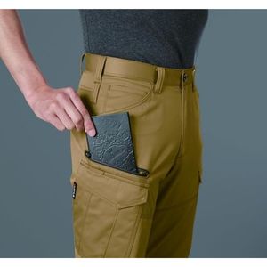 Pantalon cargo Burtle, kaki unisexe, coupe sans stress, silhouette conique, sécurité électrostatique, disponible dans les tailles M à 5L - Product Image 6