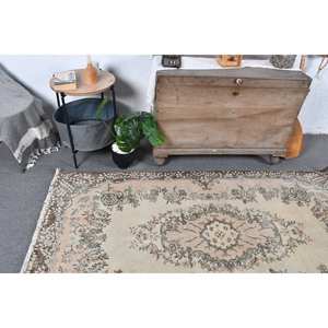 พรมขนสัตว์ตุรกีขนาด38x69ฟุตแนววินเทจสีเบจและน้ำตาลผ้าทอแบนสำหรับตกแต่งห้องนั่งเล่นพื้นหลังเป็นยาง - Product Image 2