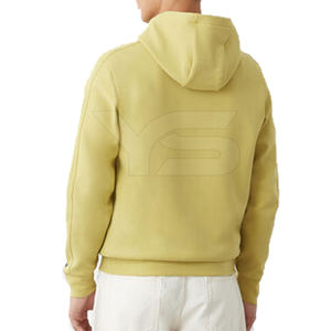 Pull à capuche personnalisé en polaire Sweat à capuche à manches longues en jacquard Sweat à capuche élégant en coton avec poche pour hommes - Product Image 4