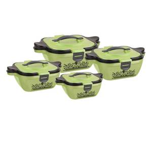 India-Origin Vendor Selling Microwavable Premium 4 Pcs Casserole <b>Cookware</b> <b>Set</b> with Pot Cover at Competitive Market Price - Product Image 1