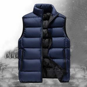 Veste de bombardier d'hiver pour hommes de haute qualité manteau cargo en laine à col montant avec revers bouton avant Logo vêtements d'extérieur chauds dans les tailles 5XL - Product Image 6