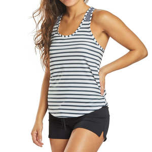 Camiseta sin mangas cómoda para gimnasio y fitness para mujer, ropa deportiva, camiseta sin mangas para mujer en stock. - Product Image 5