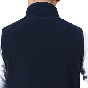 เสื้อกั๊กขนเป็ดกันน้ำย้อนกลับได้สำหรับผู้ชาย, เสื้อกีฬาขนแกะลำลองฤดูหนาวเล่นกอล์ฟวิ่งปีนเขาเดินทาง - Product Image 5