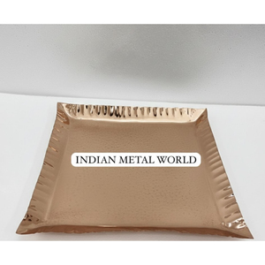 Plateau de service rond en métal indien en gros, plateau de service oblong en or, fournitures de fête, présentoir de desserts pour mariage, événement, bol à chocolat - Product Image 4