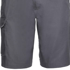 Pantalones cortos Cargo informales de algodón 100% para hombre, patrón sólido, antiarrugas, ligeros, con múltiples bolsillos - Product Image 3