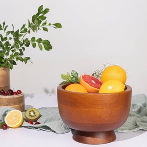 Nouveau bol de service en bois - Product Image 5