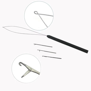 Outils d'extension de cheveux en acier inoxydable de haute qualité, dernière collection très demandée, avec étui noir personnalisé - Product Image 4