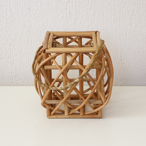 Candelabros de cristal de lujo para decoración del hogar, linternas de mimbre hechas a mano para velas votivas, Estilo Vintage, las más vendidas - Product Image 2