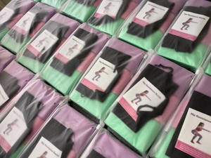 Premium Elastic Fabric <b>Resistance</b> <b>Band</b> <b>Set</b> Custom Logo Hip Circle Exercise <b>Bands</b> - Product Image 5