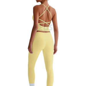 Conjunto de yoga de 2 piezas para mujer, más vendido, de alta calidad, último estilo, al por mayor, para adultos - Product Image 2