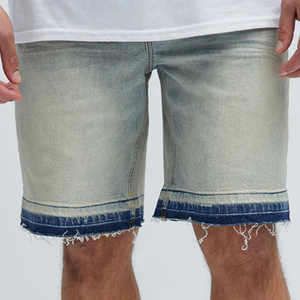 <b>Men</b> Relaxed Latest High Quality Cheap Rate Denim <b>Shorts</b> <b>Vintage</b> Blue Wash / Trending <b>Shorts</b> For <b>Men</b> Adjustable Affordable Price - Product Image 5